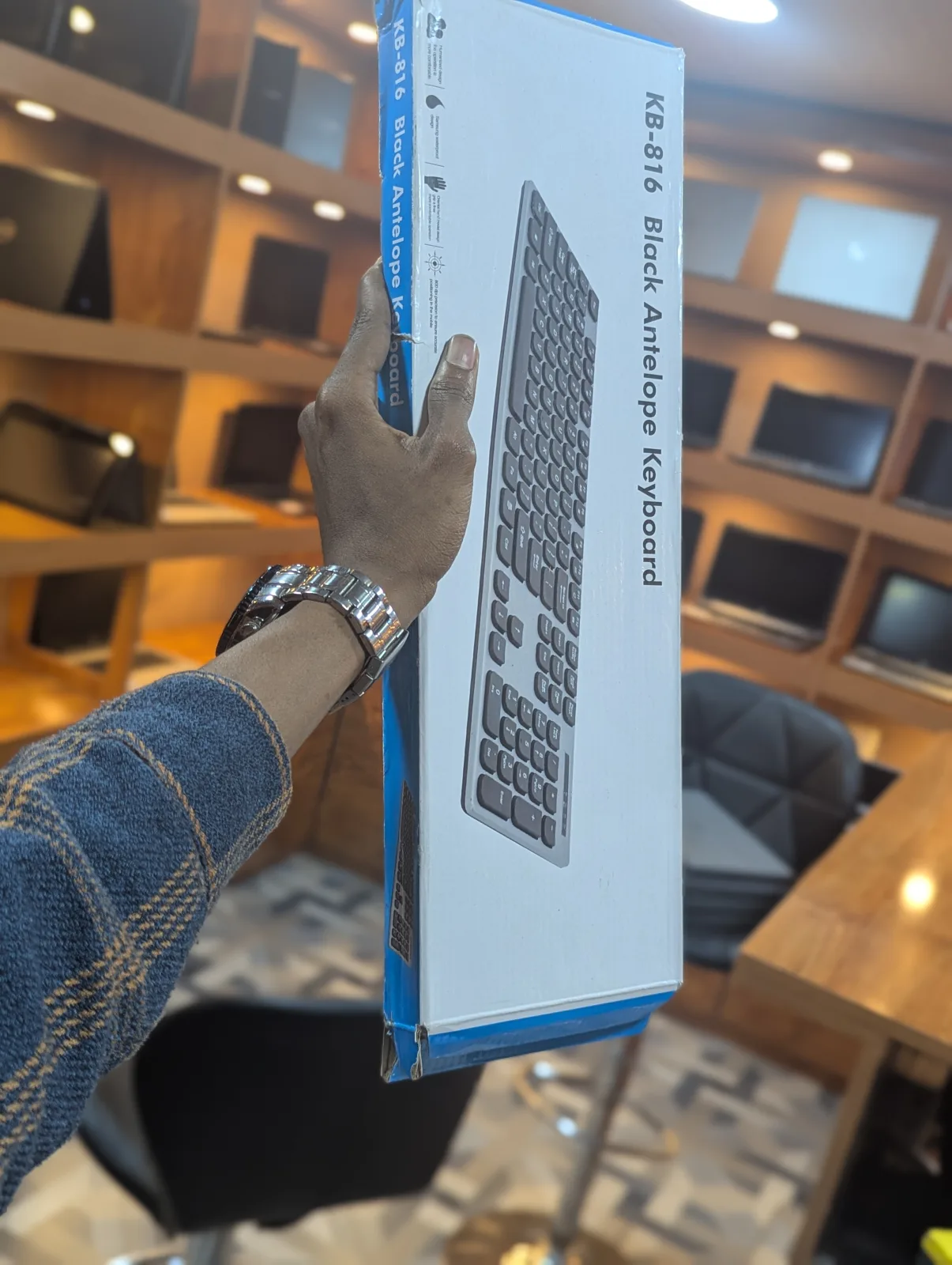 KB 816 Wireless Rechargable Keyboard Thumbnail 2
