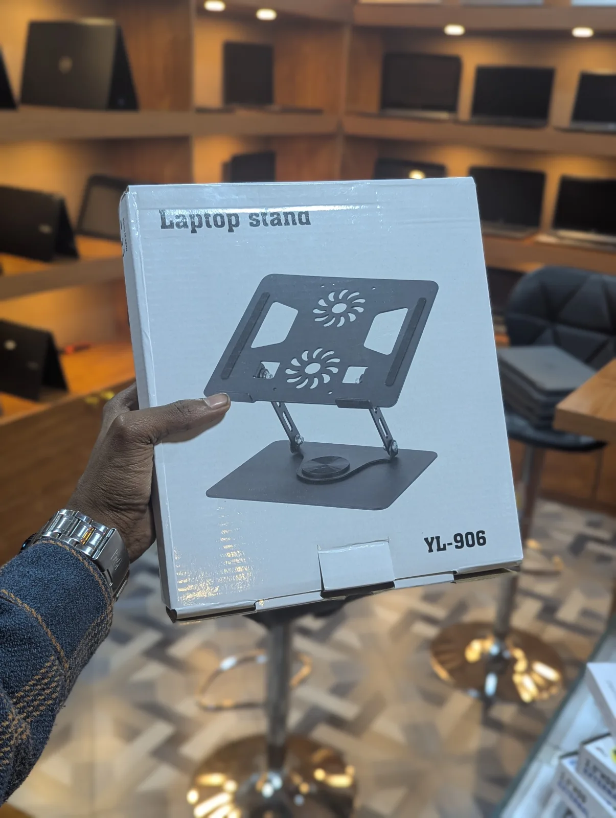 Laptop Stand 360 With Fan