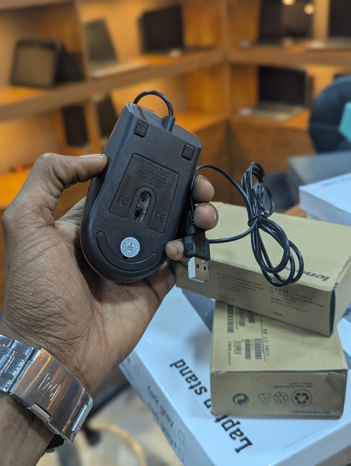 Lenovo Wired Mouse Thumbnail 3